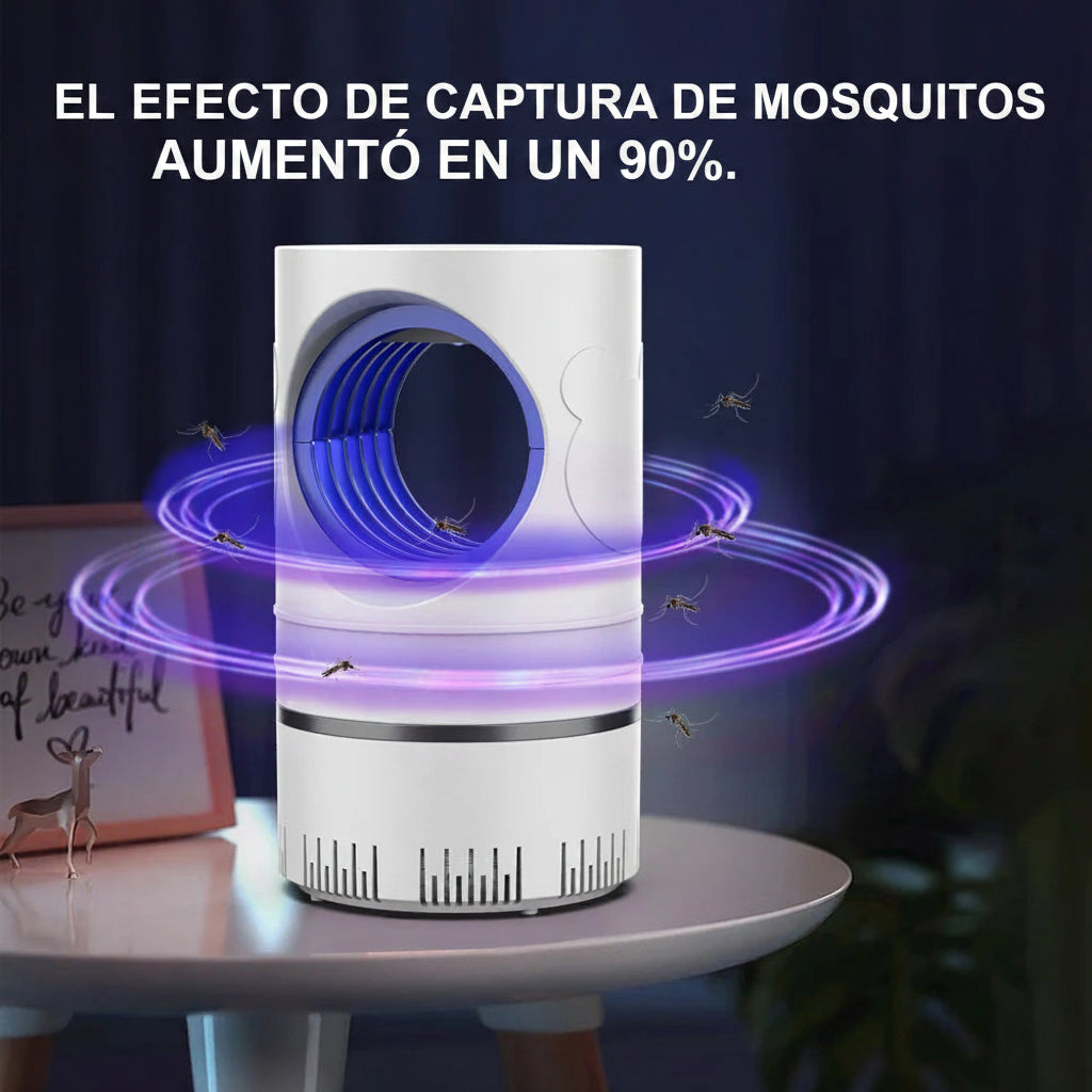 Trampa Mata Mosquitos LED USB – Lámpara Eléctrica Antiinsectos para Hogar y Oficina
