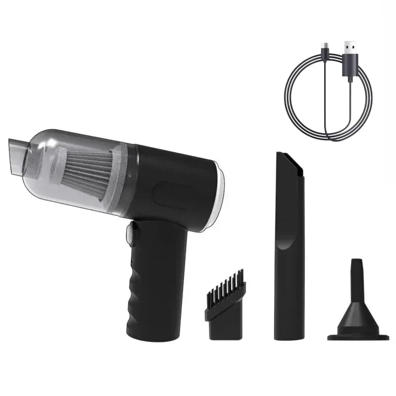 Aspiradora Inalámbrica para Auto 9000Pa - Húmedo y Seco USB