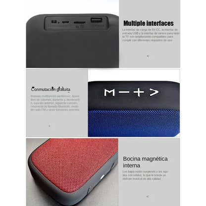 Parlante Portátil Mini Bluetooth 5.0 - Sonido Hi-Fi