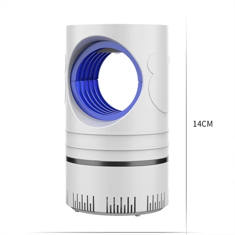 Trampa Mata Mosquitos LED USB – Luz Nocturna para Hogar, Dormitorio y Oficina